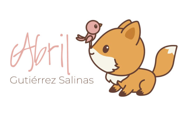 tarjeta cute fox 1
